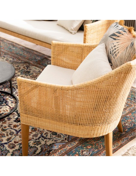 Ambiance rattan cane armchair Saïgon collection at kok maison zoom seat Ambiance rattan cane armchair Saïgon collection at kok maison zoom seat