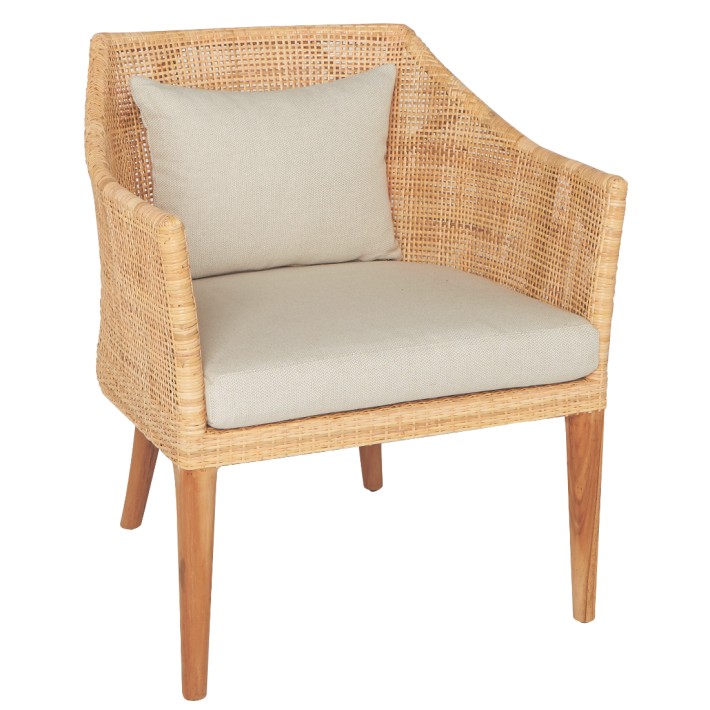 Fauteuil cannage rotin collection Saïgon chez kok maison