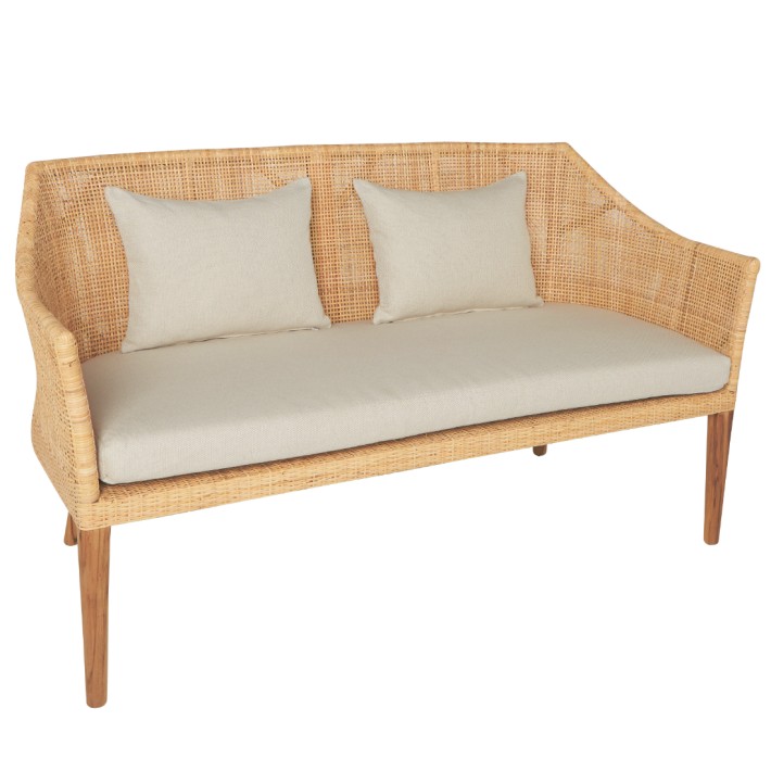 Rattan sofa Saïgon collection by Kok maison