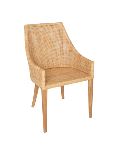 Fauteuil de table rotin tressé collection Saïgon par Kok maison