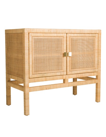 Buffet 2 portes en rotin collection Saïgon