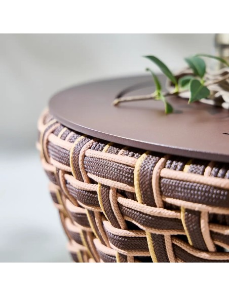 Zoom profile table top round outdoor coffee table TALI Zoom profile table top round outdoor coffee table TALI