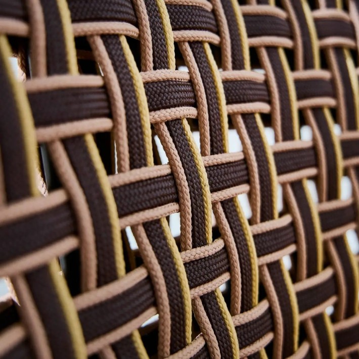 Zoom tressage de la corde