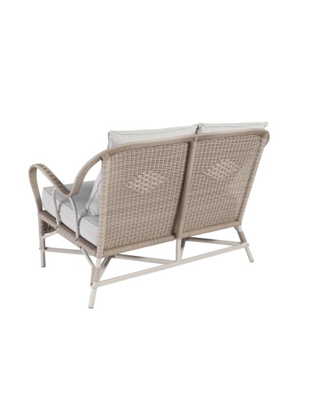 all woven backrest of the Garrigues sofa