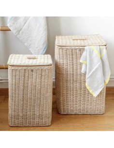 Set of 2 rectangular laundry baskets 2