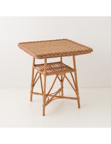 Willow table buff Melina 70x70 - willow dining table