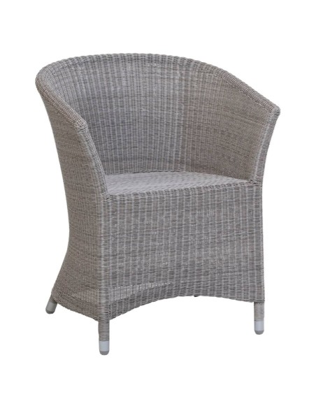 Fauteuil de jardin en résine tressée Némo gris galet Fauteuil de jardin en résine tressée Némo gris galet