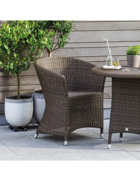 Ambiance fauteuil de jardin Némo Poivre Ambiance fauteuil de jardin Némo Poivre