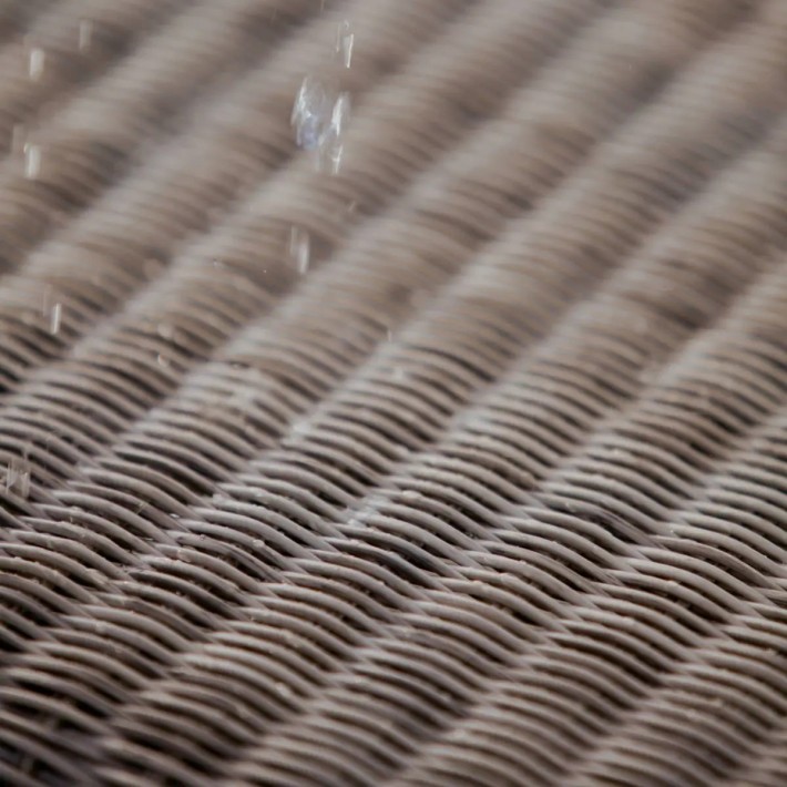 zoom résine fine tressée couleur poivre