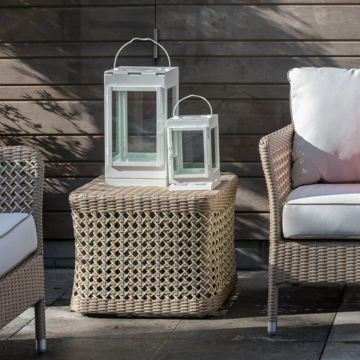 Ambiance square resin coffee table Antibes