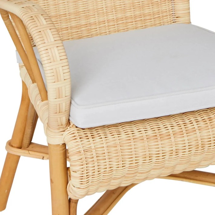 Zoom de l'option coussin sur fauteuil Guinguette