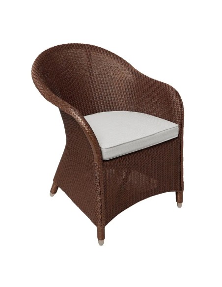 Option coussin pour fauteuil en Lyod Loom Sidonie