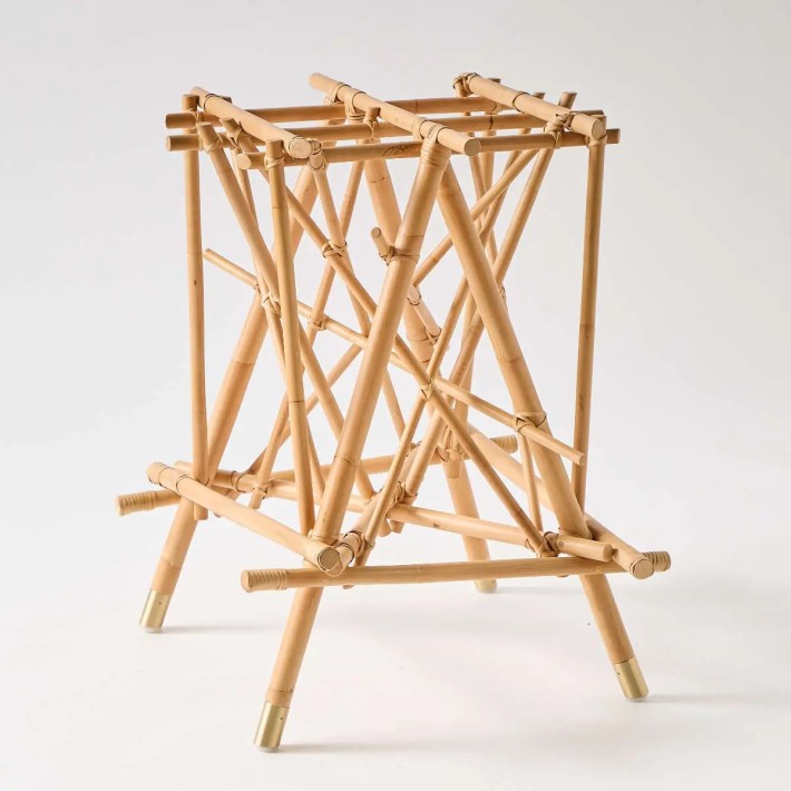 Mikado rattan table base