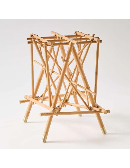 Pied de table en rotin Mikado Pied de table en rotin Mikado