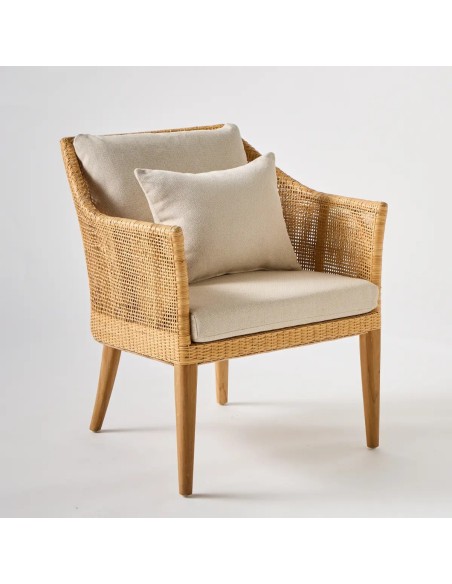 Saigon rattan and cane armchair Saigon rattan and cane armchair