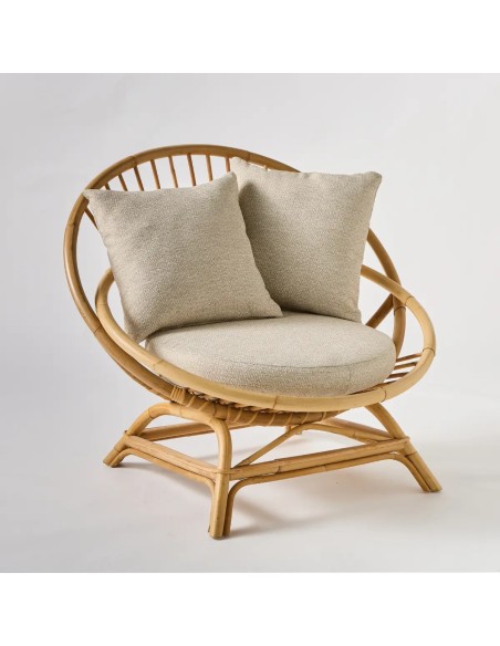MIAMI NATURAL ROSETAIL ARMCHAIR