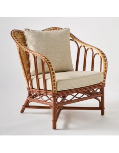 Fauteuil en rotin tressé Bagatelle