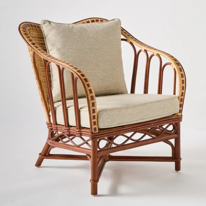 Fauteuil en rotin tressé Bagatelle