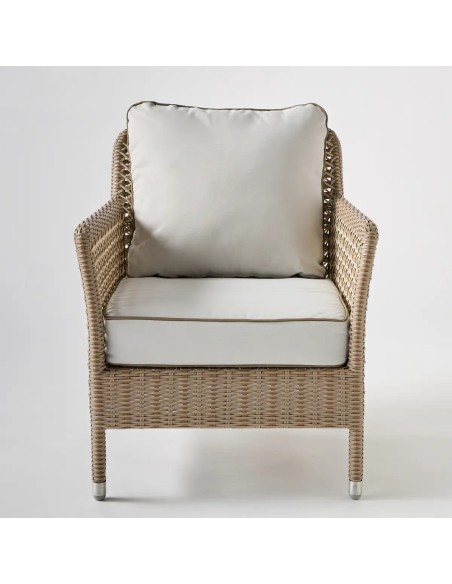 ANTIBES RECIF garden armchair in woven resin, 3 colours