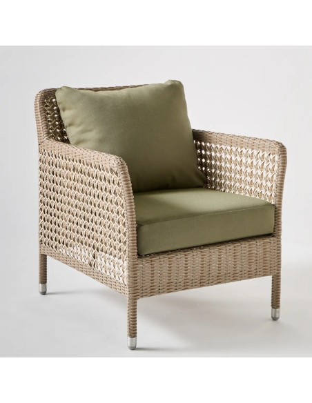 Fauteuil ANTIBES RECIF tissu algue