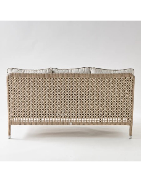 ANTIBES RECIF braided resin sofa back for outdoor use