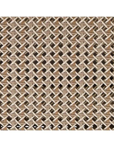 Detail of 3-colour resin braiding 2-seater sofa ANTIBES RECIF