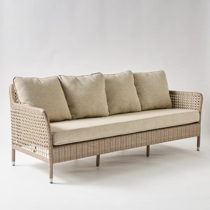 3-seater outdoor sofa ANTIBES RECIF