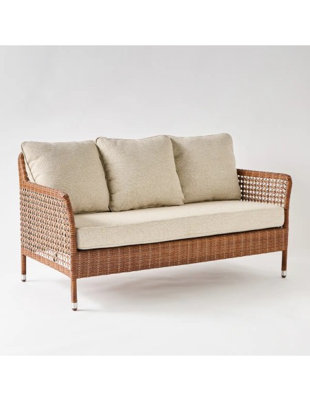 2-seater resin sofa ANTIBES LATERITE