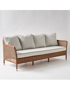 3-seater sofa in ANTIBES LATERITE resin 2