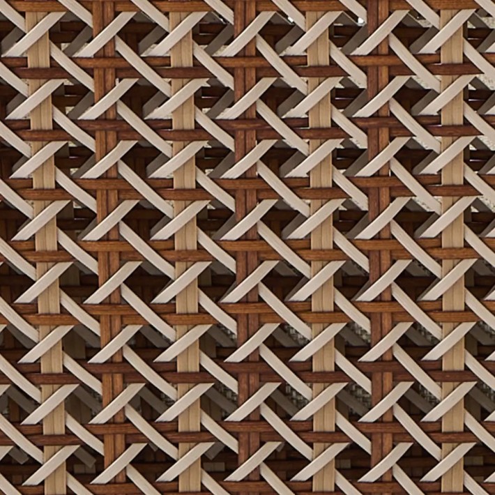 3-colour resin braiding ANTIBES LATERITE