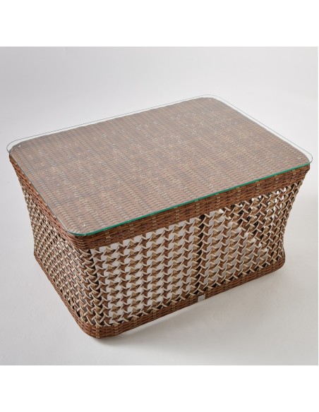 Glass option for ANTIBES LATERITE rectangular coffee table