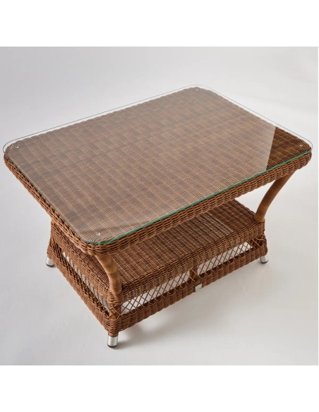 Glass option for BIARRITZ CHATAIGNE rectangular coffee table