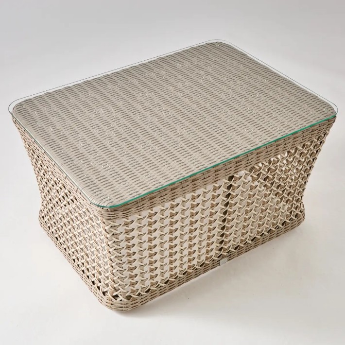 Glass option for ANTIBES RECIF rectangular coffee table