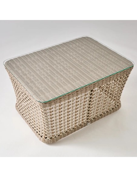 Glass option for ANTIBES RECIF rectangular coffee table