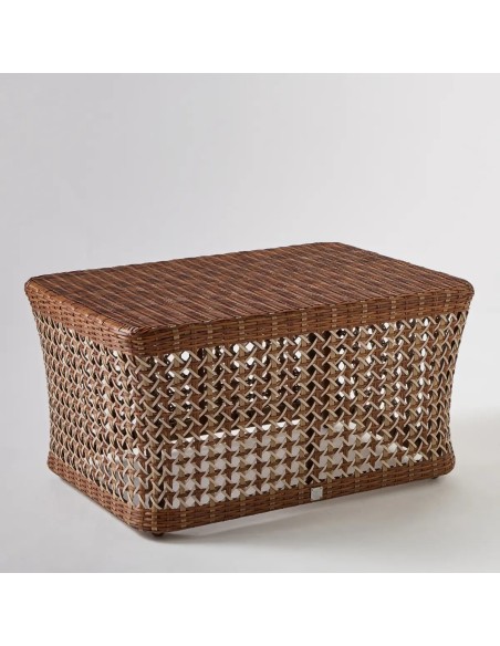 Antibes laterite outdoor rectangular coffee table