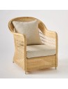 Garden armchair BIARRITZ RESINE NATURELLE
