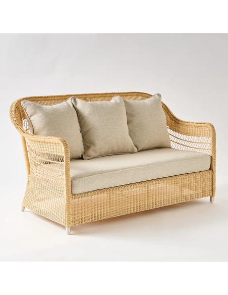 2-seater resin sofa BIARRITZ NATURELLE