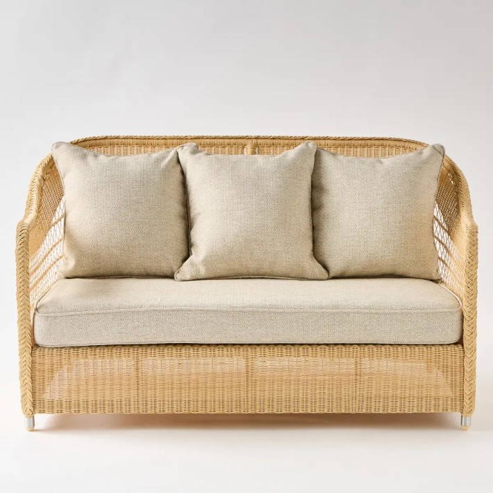 Outdoor sofa BIARRITZ REINE NATURELLE