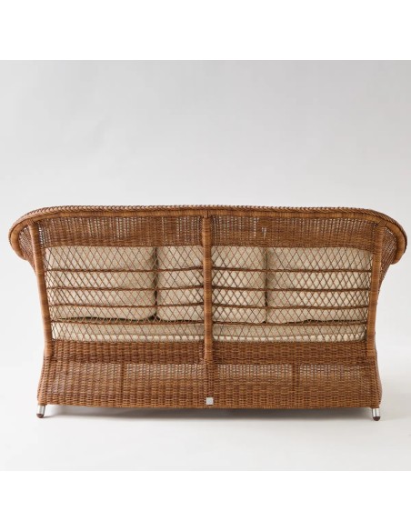 BIARRITZ sofa back braiding RESIN CHATAIGNE