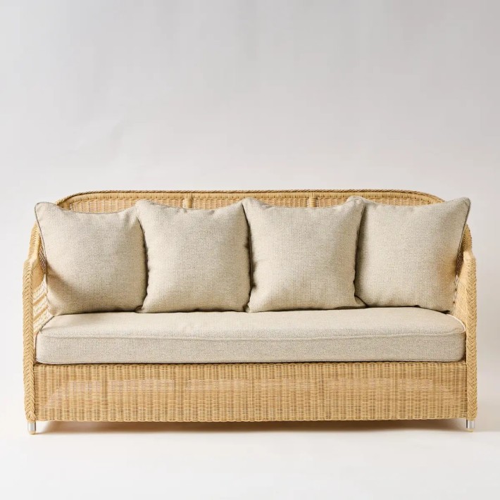 3-seater outdoor sofa BIARRITZ REINE NATURELLE
