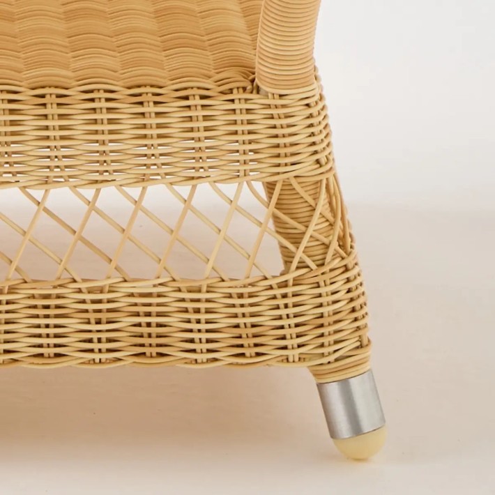 Zoom outdoor table base BIARRITZ NATURAL RESIN