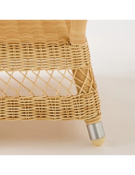 Zoom outdoor table base BIARRITZ NATURAL RESIN