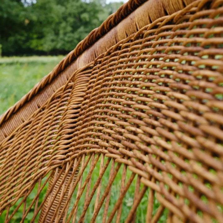 Zoom braided resin back Biarritz chestnut collection