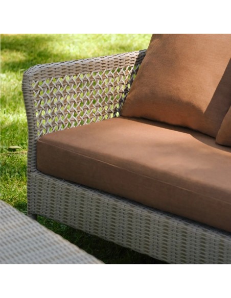 Zoom terracotta fabric Antibes reef collection