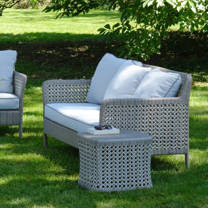 Ambiance fauteuil 2 places pour jardin collection Antibes récif