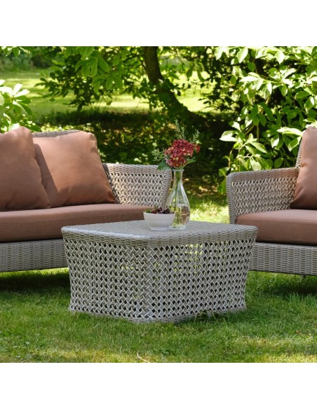 Rectangular garden coffee table, Antibes collection, reef colour Rectangular garden coffee table, Antibes collection, reef colour