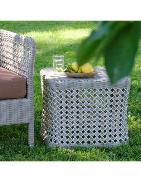 Ambiance square garden coffee table Antibes reef collection
