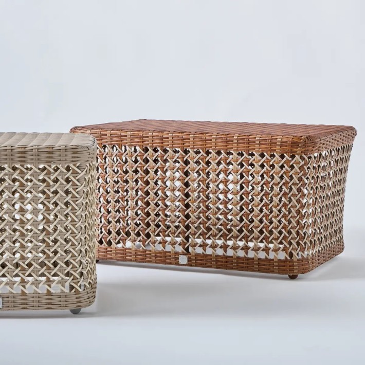 Outdoor resin coffee tables Antibes collection