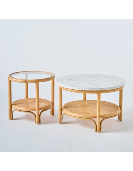Duo rattan coffee tables Riviera collection