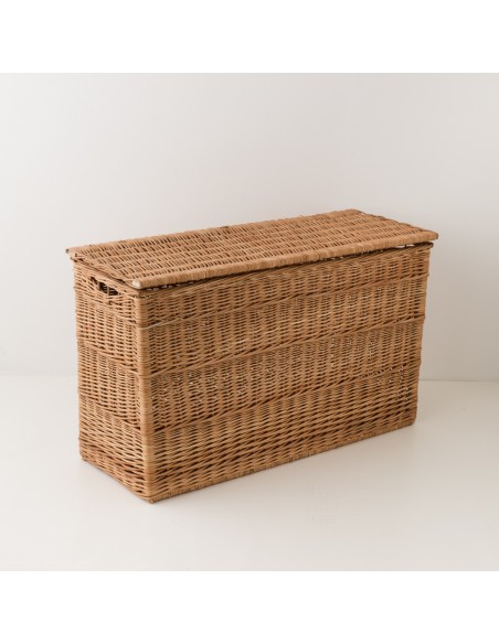 maxi coffre en osier de 100 cm x 60 cm de haut